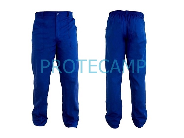 CalÇa Brim Azul Royal Meio ElÁstico Protecamp