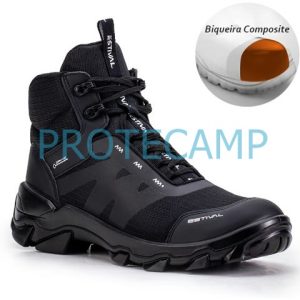 BOTINA ESTIVAL HYBRID ALL BLACK COMPOSITE