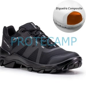 SAPATO ESTIVAL HYBRID ALL BLACK COMPOSITE
